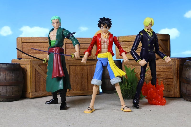 Ban Dai Bandai Anime Heroes One Piece Monkey D. Luffy Renewal Version 6.5-Inch - Image 2